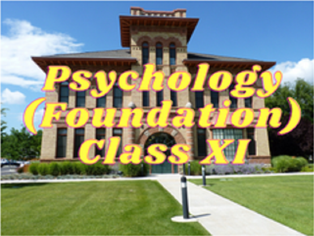 Psychology (Foundation) - Class XI